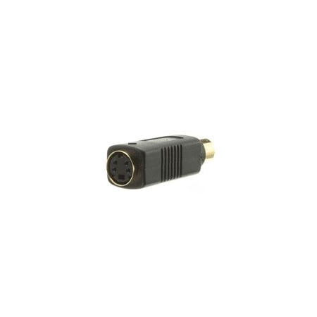 Cable Wholesale S Video to RCA Adapter, S-Video (MiniDin4) Female to RCA Female 30S2-05400